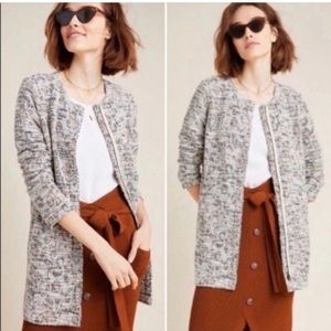 Anthropologie Dolan tweed Leopard Jacket/blazer